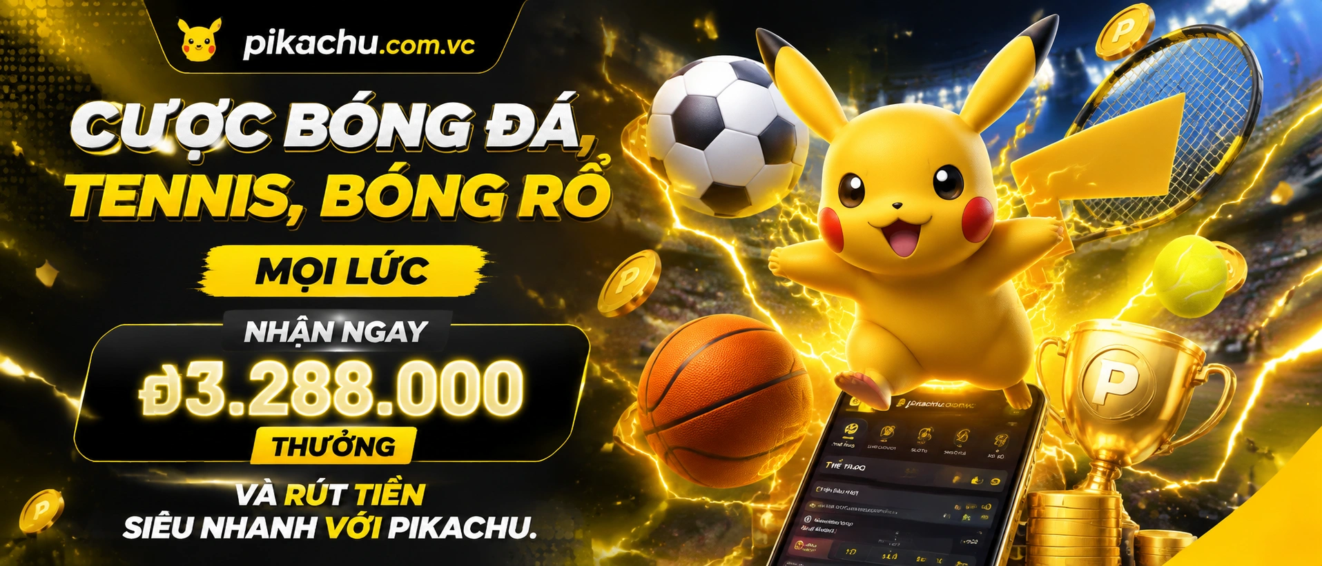 PIKACHU - hình ảnh hoạt động nền tảng